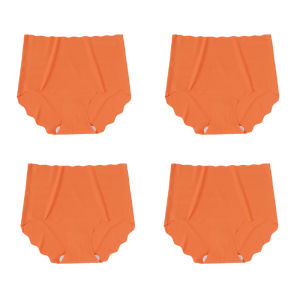 4Pcs/set Invisible Panties Women Seamless Briefs Female Underpants Ultra-thin Underwear High Rise Panties Solid Comfy Lingerie