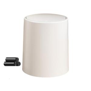 Bathroom Storage Bucket Garbage Can Narrow Trash Bin Space Saving Waterproof Pressing Type for Kitchen Toilet