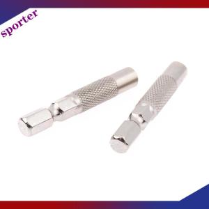Sporter 2pcs Hex Shank 6.35mm To 4mm Insert Bit Adapter Electric Screwdriver Socket Holder Micro Bit Adapter Magnetic Holder Tools