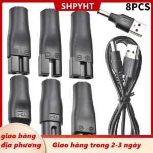 [COD] SHPYHT Giao hàng địa phương 8 pcs Dây điện 5V thay thế sạc USB Adapter Cáp DC chuyển đổi phổ quát cho tất cả các loại máy cạo râu điện tóc Cắt
