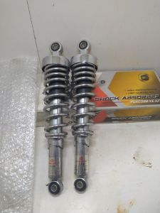 SHOCKBREAKER SHOCK 1 SET (2 PCS) YAMAHA RX KING NEW - SOLID CHROME