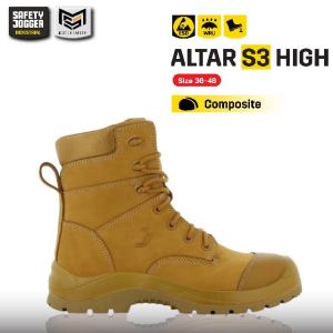 [ของแท้พร้อมส่ง] Safety Jogger รุ่น ALTAR S3 HIGH รองเท้าเซฟตี้หุ้มข้อ หัวคอมโพสิท พื้นกันทะลุ พื้นกันน้ำมัน ESD