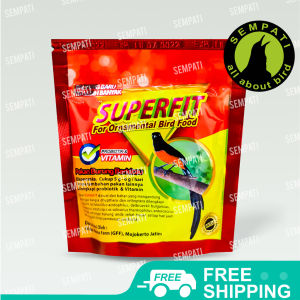 SEMPATI Superfit Red Pakan Khusus Ternak Untuk Burung Murai Cililin Anis Kacer Branjangan Ciblek Cendet Dll SUPERFITRED