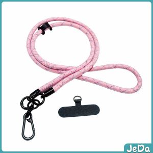 JeDa สายคล้องโทรศัพท์มือถือ/สายคล้องคอ ถอดออกได้ ปรับได้ ความยาว 120cm เชือกหนา phone lanyard