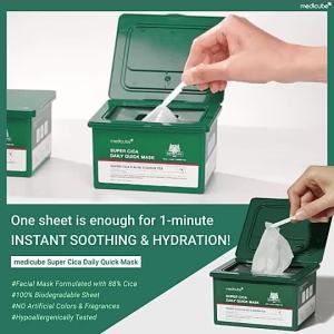 Daily Quick  Reduce Redness (30ea)  Vegan  Melegakan  Melembapkan  Menyejukkan