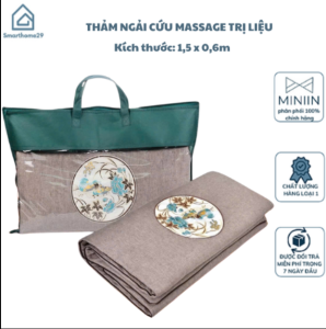 ( MẪU MỚI 2025 ) Thảm ngải cứu sưởi ấm bằng điện Kích thước: 60cm x 150cm 9 mức độ làm nóng tương ứng 30-60 độ Kết Hợp Hoàn Hảo Giữa Đông Y và Chăm Sóc Hiện Đại BH 12 Tháng