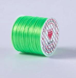 1Roll/lot 60m Strong Elastic Crystal Beading Cord for Bracelets Necklace Stretch Thread Cords Line String DIY Jewelry Making