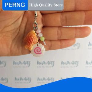 [PERNG] Tehe Exquisite Small Fish Beaded Mobile Phone Charm Universal Mobile Phone Anti Loss Lanyard Fashion Phone Decoration Short Strap