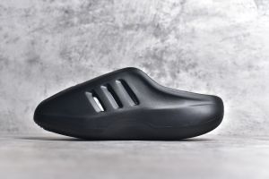 Adidas Adifom IIInfinity Mule รองเท้าแตะลำลองเทรนด์แฟชั่นคลาสสิกสีดำและสีขาวแบบเดียวกับผู้ชายและผู้หญิง