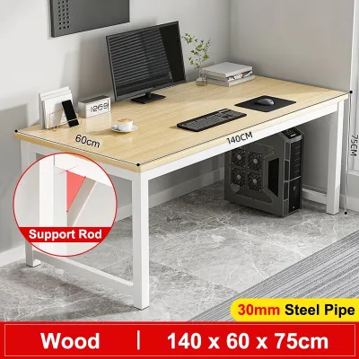 JIAJU 140/120CM Meja Belajar Moden Design Student Study Table Computer Desk Notebook Table Home Office Table meja jepun/Meja Pejabat/ Meja Komputer 办公桌