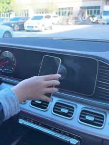 M20 Car Magnetic Electric Vacuum Adsorption Bracket Fast Charging Wireless Charger 360° Rotatable Foldable Phone Holder