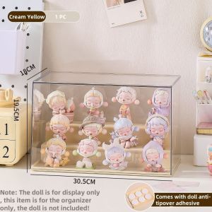 Blind Box Display Rack Plastic Transparent Box Acrylic Storage Rack Dustproof Organizer Box Pop Mart 盲盒 收納 展示盒