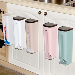 Thai Pioneers กล่องเก็บถุงพลาสติก ถุง ถุงขยะ ถุงพลาสติก ที่เก็บถุงพลาสติก ถุงพลาสติกขนาดใหญ่ / Reuse Plastic Bags Keeper Dispenser