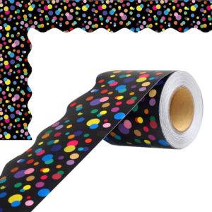 NEXASHOP DIY Poster Border Stickers Colored Waterproof Black Board Decorative Stickers Fashion Wall Decoration for Classroom Board Home Party