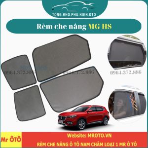 Rèm che nắng xe MG HS- Hàng Loại 1 vải dày chống nắng tốt dễ lắp đặt vừa khít - Đế nhựa/ Có hít nam châm