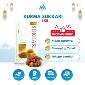 Kurma Sukari 1 Kg | Kurma Raja Basah Premium Best Quality