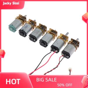 Jacky Micro N20 Gear Motor Slow Speed Metal Gearbox Reducer Electric Motor DIY Toy