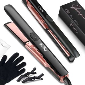 Professional Flat Iron Negative Ion Ceramic Hair Straightener Electric Fast Heat-Up Salon Styling Straightener Iron