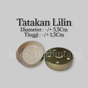 Tatakan Alas Bulat Lilin Kati Per 2 Pcs