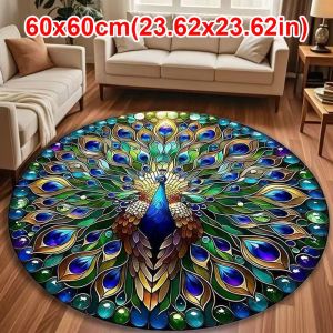 MIRELINA Soft Pea Carpet Special-shaped Non-slip Pea Mat Portable Absorbent Blanket for Living Room Tea Table Bedside