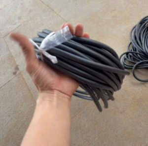 5 mét dây thun ống 8mm lỗ 4mm siêu đàn hồi màu đen