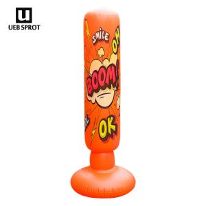 Kids Inflatable Punching Bag Bounce-Back Punch Bag Lightweight Inflation Punching Column Thickened for Boxing Training