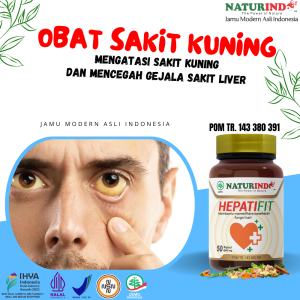Hepatifit Obat Sakit Kuning Mata Lelah Susah Tidur Gejala Sakit Liver Hepatitis A B C Jamu Naturindo