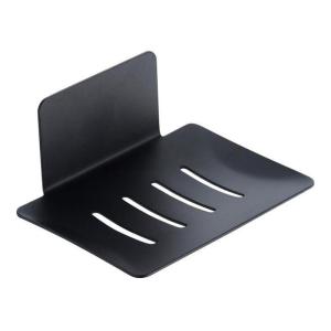 Space Saving Adhesive Soap Dish Wall Mounted Waterproof Bathroom Shelf for Kitchen Essential Organizers Rack