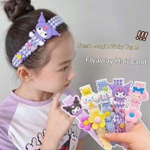 TUmama Dễ thương Sanrio Băng ma thuật hairband cho trẻ em-Nhân vật hoạt hình sticker Headband hoàn hảo cho Taming flyaway tóc