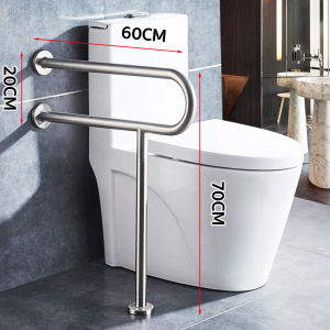 ราวกันลื่นสำหรับผู้สูงอายุ ราวจับสแตนเลสไร้สิ่งกีดขวางสำหรับหญิงตั้งครรภ์และผู้พิการในห้องน้ำ