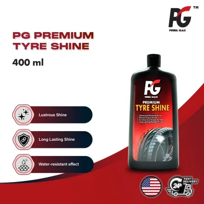 Perma Glass PG Premium Tyre Shine (400ml) | High Gloss Finish & UV Protection for Long-Lasting Shine