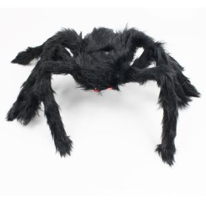 YOUSHI TOP 30/50/75cm Black Decoration Prop Haunted House Home Party Spiders Artificial Spider Halloween Decoration Party Decoration Plush Spiders