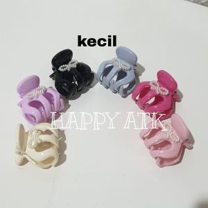 JEPIT / JEDAI / JEPITAN RAMBUT KAMINO / JEPIT PONI / JEPITAN PONI MODEL PITA MUTIARA GLOSSY  / JEPIT SALON