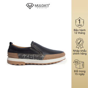 Giày da nam MULGATI Fashion Driving không dây da trơn - 3303-3