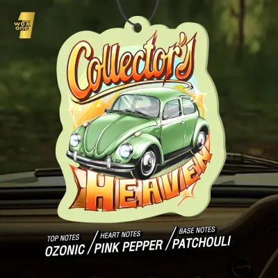 Presidents WaxOne Gold Air Freshener แว็กวัน โกลด์ แผ่นน้ำหอมปรับอากาศในรถยนต์ 13 g.