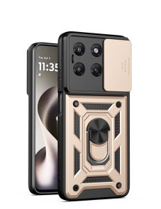 For Motorola G37 Power G47 5G Case Lens Slide Protector Car c Ring Phone Cover MotoG37 G 47 Armor Shockproof Stand Funda