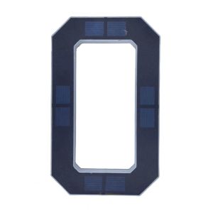 FOUNDTWO Waterproof Solar Lighted House Numbers Light No Wiring 6.7IN LED Address Numbers Signs Address Sign Illuminated Exterior Solar Digital Doorplate Yard