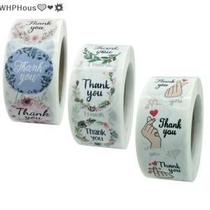 WP💓💛💖 Flower Thank You Stickers Labels Gift Packaging Stickers Birthday Party Wedding