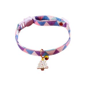 Puppy giáng sinh cổ áo lễ hội Vòng hoa cho nhỏ vừa cô gái chó Chó mèo Vòng cổ dây đeo cổ trang phục giáng sinh