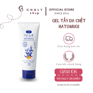 Gel tẩy tế bào chết ý dĩ SHC Hatomugi Peeling & Facial Cleansing Gel 120g Nhật Bản