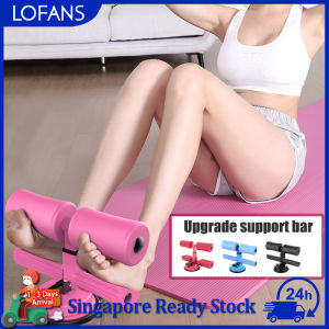 🇸🇬 Fast Delivery Sit Up Aid For Abs Training Exercise Bar Adjustable Height Double Bar Sit Up Foot Holder Fitness Body Building Situp