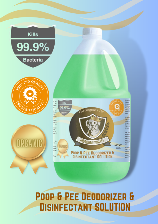 Premium Poop & Pee Deodorizer & Disinfectant 1 Galon Dog and Cat urine