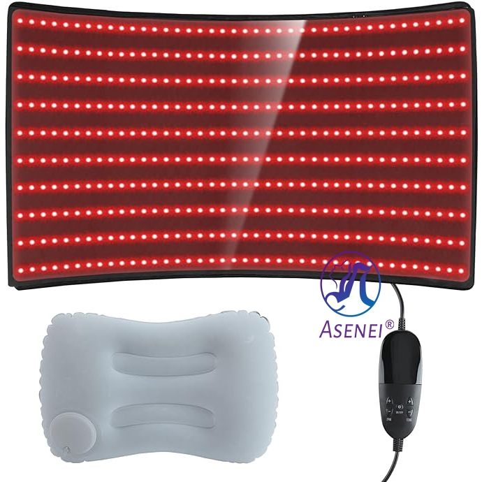 Asenei LED 660nm Red Light Therapy Mat 38'' X 23.6'' 850nm Near ...