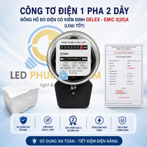 Công tơ điện 1 pha 2 dây