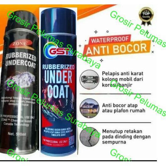 Rubberized Undercoat Spray 500ml Anti Karat Mobil Peredam Bunyi Bising ...