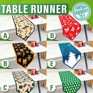 Table Runner - Taplak Meja - Natal Christmas