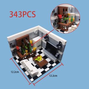 City Furniture Building Blocks Toys for Children MOC Girls Xmas Gift Kitchen Room Compatible Classic Creative Bricks 6 Years Old2026