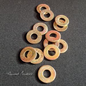 10pcs Ring M14 Tebal 25mm / Ring plat M14 / Ring Kuning M14 / Ring Baut M14 per 10pcs / Ring M14 part