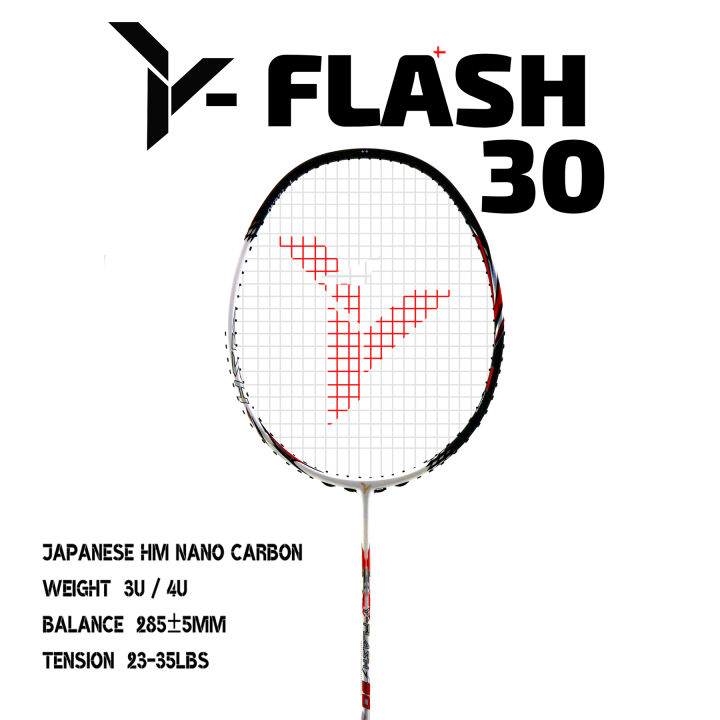 Young Brand Racket YOUNG Y-Flash 30 Intermediate Level Even Balance Badminton Racket ...