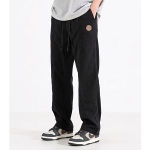 American Plus Size Cotton Loose Straight Cut Khaki Cargo Work Casual Slacks Men Trousers【5XL】